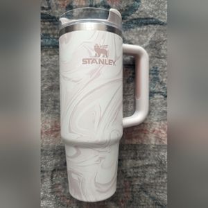 Stanley 30 ounce rose quartz swirl tumbler
